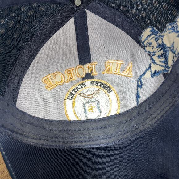 United States Air Force Baseball Hat Adjustable Strap back Adult Cap USAF - Picture 7 of 8